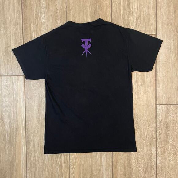 WWE Undertaker Thank You Taker T Shirt Men’s Medium Black Purple Graphic Tee - Picture 2 of 5